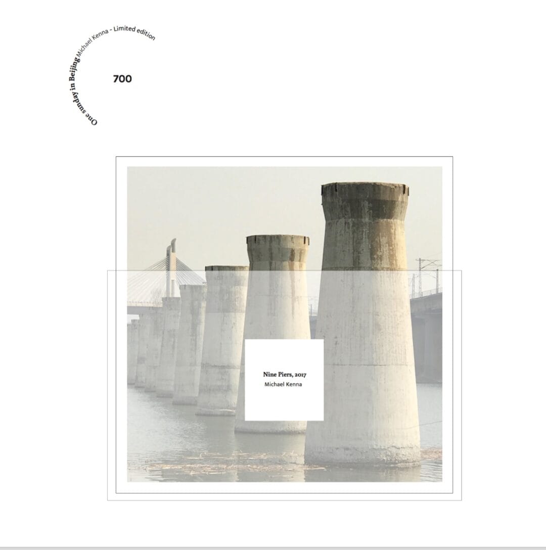 One Sunday in Beijing (pre-order now) by Michael Kenna Limited Edition of 700 copies, Size of the photobook 290mm X 310 mm 350 with a yellow cover, 350 with a red cover, each with a lenticular cover and a 18,2 cm x 19,8 cm colour c-print enclosed in the book (not signed). Please specify choice of red or yellow cover, note that each colour will come with a different print.