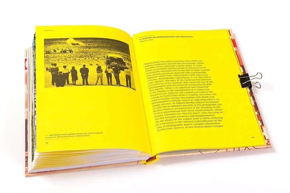 Andrea Botto « KA-BOOM The Explosion of Landscape », Editions Bessard, Paris 2017 texts by Ilaria Bonacossa, Marta Dahó, Marco Navarra, Lars Willumeit graphic stunning design by Fabrizio Radaelli . . #andreabotto #kaboom #book #editionsbessard #blasting #manual #yellow #pages #explosive #explosion #demolition #destruction #booklover #photobook #bookstagram #graphicdesign #bookporn #photography #landscapephotography #landscape #largeformat #filmisnotdead #archive #vernacular #phototext #visualstudies #ArtOfPerfection #LimitedEdition