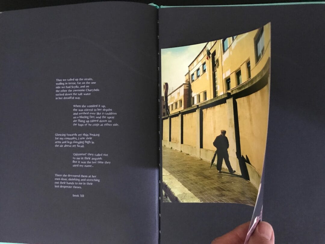 #Idssey by Stefano De Luigi a limited edition of 500 copies numbered by the artist, include a signed c print. A double page of the photobook, fantastic design, text by Laura Serani. Editions Bessard available on our website Now! here the link: http://www.editionsbessard.com/product/idyssey-limited-edition-of-500-copies-signed-c-print/