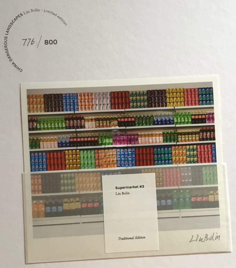 #LiuBolin, « China, Dangerous Landscapes », with a signed c print by the author, « supermarket#3 » A limited edition of 800 copies, and only 75€! I invite you to discover this book, strong concept in the design and story… #ArtOfPerfection #China #Pollution #Beijing #EditionsBessard here the link: http://www.editionsbessard.com/…/china-dangerous-landscape…/ Here the link: http://www.editionsbessard.com/…/china-dangerous-landscape…/