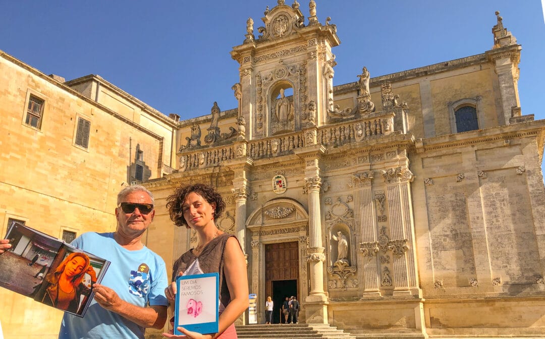 Working hard since 5 days with Carmen Mitrotta #italianartist from #Lecce #Puglia about our stunning new concept of the #cooking book project! with a particular & special design from @JeroenKummer (studio #Kummer&Hermann ) Piazza Duomo of Lecce (the same place #diorcruise 2021 collection by @mariagraziaChiuri) #Happypublisher
